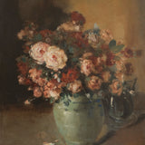 French Floral Oil Painting