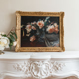 Peach Blooms in Charlotte Frame
