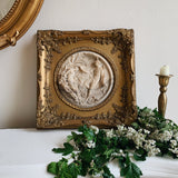 Victorian Framed Marble Frieze by E.W Wyron