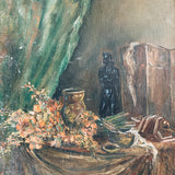 Vintage French Still Life Oil Painting